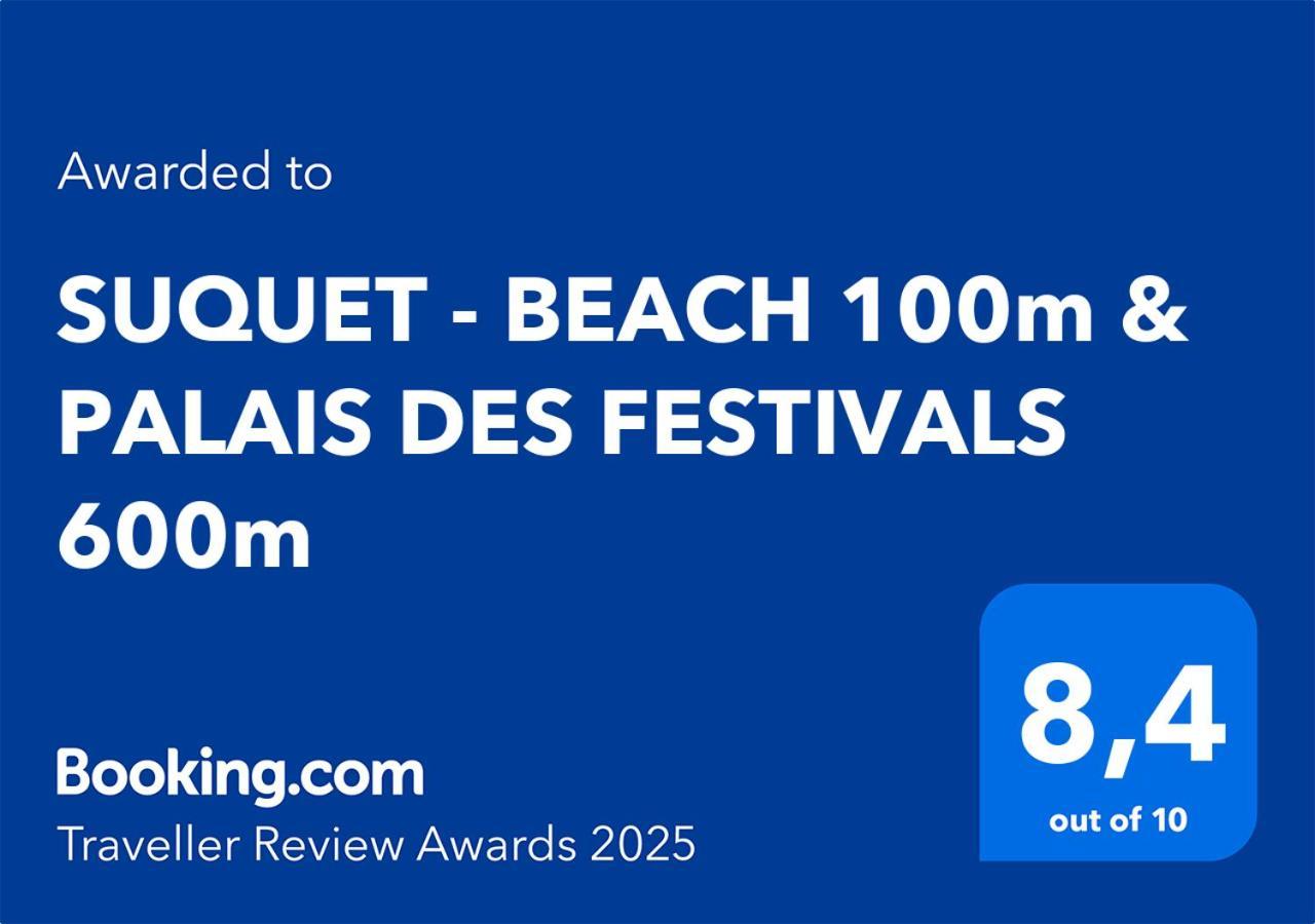 Suquet - Beach 100M & Palais Des Festivals 600M Канны Экстерьер фото